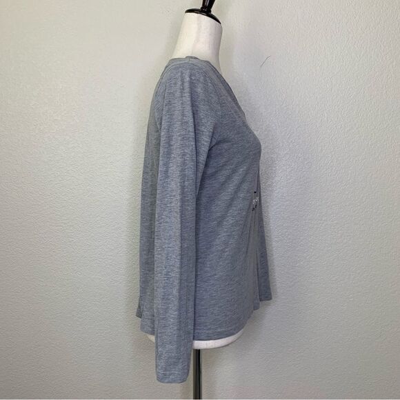 Life is Good Women’s Gray “Start Me Up” Long Sleeves Pullover Top - Picture 7 of 13